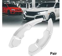 Paire Argenté Auto Volant Palette Changement Vitesse Extension Levier Vitesses