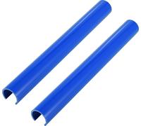 Paire Avant Grille Garniture Bandes Couverture Bleu ABS Rechange pour Voiture