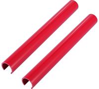 Paire Avant Grille Garniture Bandes Couverture Rouge ABS Rechange pour Voiture