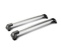 Paire Barres De Toit Téléscopiques En Aluminium Yakima Flush 105+110 Cm
