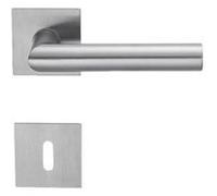 Paire bequille/rosace plate autocollante carree cle l 7mm/35-45mm amsterdam inox f69 3478448 Inox G
