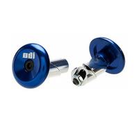 Paire Bouchons Bornes Poignées Vtt Aluminium Bleu 129000007 Odi Poignées
