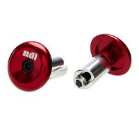Paire Bouchons Bornes Poignées Vtt Aluminium Rouge 129000005 Odi Poignées