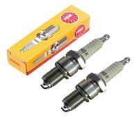 Paire Bougies Allumage NGK BPR7HS pour Fiat 126 Avec Résistance Anti-brouillage