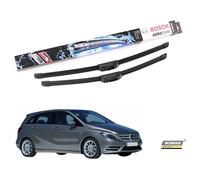 Paire Brosses Flat Essuie-Glace Bosch Aerotwin Classe B W246 07.2015 IN Avant