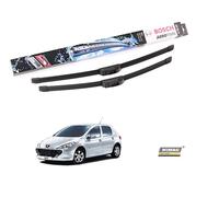 Paire Brosses Flat Essuie-Glace Bosch Aerotwin Peugeot 307