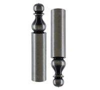 Paire cache-fiche rustique n°16 pour Exacta Ø16 H.80mm fer noir - CF-16-A-EX16-5