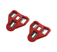 Paire cales pedales mobile 9° avec visserie Roto Look Delta Rouge
