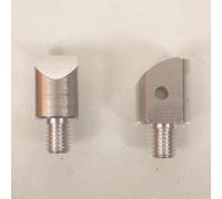 Paire Chape Adaptateur Repose Pied Passager Pour Moto Honda Vtr 1000 2000 À 2004 Neuf