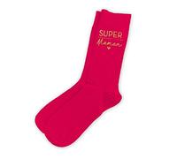 Paire Chaussettes Coton Super Maman 36-42 Rose