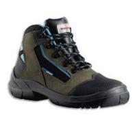 Paire Chaussures Bacou Cerata montante cuir et textile hydrofuges Pointure 42 marron noir bleu Noir G