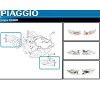 Paire Clignotant Avant Gauche/Droit d'origine Piaggio X9 500 de 2001 à 2005