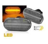 Paire Clignotant Repetiteur Renault Clio 2 1998 a 2001 Chrome Led Dyn