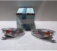 Paire Clignotants Indicateurs Direction Avant Blanche Pour Piaggio X9 (497473)