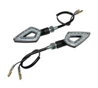 Paire clignotants LED ABS Replay Universel Arrow Blanc 78x18x36 mm