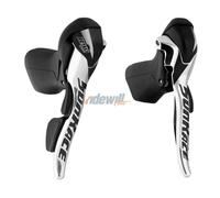 Paire Commandes Route Aluminium Frein / Vitesse 2x9 Argent 484061021 Sunr