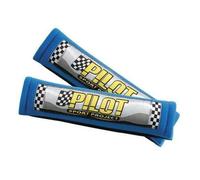 Paire Coussins Housses de Harnais Avvolgicintura Rembourré Bleu Pilot