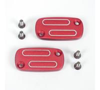 Paire Couvercle Maître Cylindre Alu Rouge Tnt Pour Scooter Peugeot 50 Vivacity Neuf