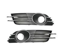 Paire Couvercles Calandre Phares Antibrouillard Pour Pare-chocs Avant Voiture Accessoires Modèles Pour A6 Pour C7 2011 2012 2013 2014 2015 Avant Grille Phares Antibrouillard