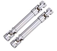 Paire d’arbre de transmission RC 1/10 en acier inoxydable, accessoire universel pour crawler télécommandé de 90 à 125 mm, compatible avec la broche M4, pour, Traxxas, SCX10,