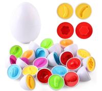 Paire D'¿Ufs De Dinosaure Pour Enfants, Jouet Éducatif Montessori, Forme De Couleur, Apprentissage Sensoriel, Jeu D'Assortiment D'¿Ufs Intelligents