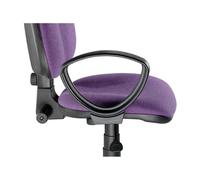 Paire accoudoirs fixes pour siège de bureau Prestige/Jupiter - Noir -