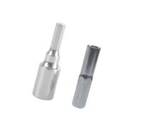 Paire d'adaptateurs à tige hexagonale, 4 mm et 6, conversion de 35 mm, adaptateurs en alliage haute résistance pour l'industrie et la réparation domestique, embout de visseuse électrique