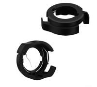 Paire d'adaptateurs de base d'ampoule de phare H7 pour Ford Kuga pour Renault Megane LED Kit de mise à niveau Boîtier en plastique noir facile à installer sans couper les fils ou endommager les phares