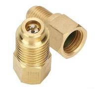 Paire d'adaptateurs en laiton massif pour R1234yf avec bobine amovible pour R12 R22 pour charge R134a et pompe à vide
