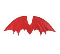 PAIRE D'AILES DIABLE 90X35CM ROUGE PAILLETÉ