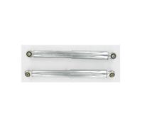 Paire d'amortisseur arrière boudin chromé pour mobylette cyclomoteur entre axe 320mm