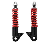 Paire d'amortisseurs avant hydrauliques de 128 mm, amortisseur réglable haute performance, ressort en alliage d'aluminium pour scooter électrique, moto, VTT, Dirt Pit Bike, (Rouge)