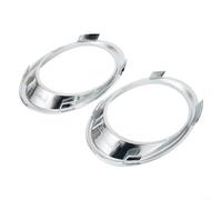 Paire d'anneaux de garniture de phare antibrouillard avant gauche et droite Finition chromée pour Ford pour modèles Fusion 2013 2016 Remplacement direct