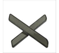 Paire d'autocollants réflecteurs latéraux pour fourche avant de moto 883 1200 pour Softail pour modèles Electra Glide Touring Visibilité nocturne en plastique ABS (noir)