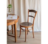 Paire de 2 chaises à l'assise sculptée n°1345