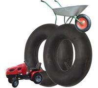 Paire de 2 chambres à air 3.50/4.00-8 valve TR13 pour pneus de brouette, tracteur-tondeuse, tondeuse à gazon