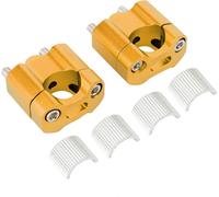 Paire de 22 mm/28 mm 1/8 pouce 7/8 pouces guidon de moto -montage -pinces Riser -Adaptateur CNC alliage d'aluminium
