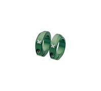 Paire de bagues serrage lock-on aluminium Sixpack Racing Vert