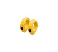 Paire de bagues serrage lock-on Sixpack Racing PA Jaune