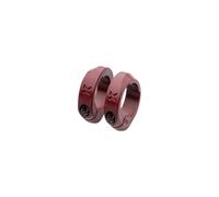 Paire de bagues serrage lock-on Sixpack Racing PA Rouge