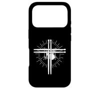 Paire de Baguettes de Batterie chrétiennes avec Croix Jésus Christ Coque pour iPhone 17 Pro