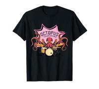 Paire de baguettes de batterie Rock & Roll Hands pour filles T-Shirt