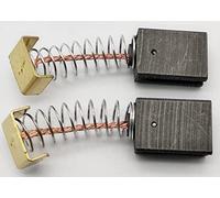 Paire de balais de charbon avec ressort pour Parkside PBH 1500 A1, DURO DMS 710 E, dimensions env. 6 x 10 x 14 mm