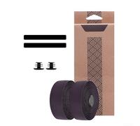 Paire de bandes de guidon de vélo de route à base de polyuréthane et EVA offrant une prise en main sûre et une réduction des vibrations (violet foncé)