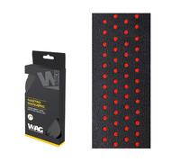 PAIRE DE BANDES GUIDON DOUBLE COULEUR NOIR ROUGE WAG LONGUEUR 1600 MM ÉPAISSEUR
