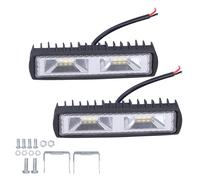 Paire De Barres Lumineuses De Travail 12led 36w 12-24v, Projecteurs Pour Moto, Camion, Bateau, Tracteur, Remorque Tout-Terrain