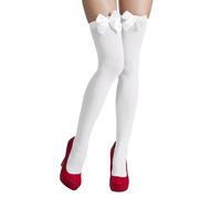 Boland – Bas Overknees avec nœud – Chaussettes extensibles – Accessoire Carnaval