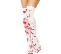 ATOSA collants maculés de sang halloween blancs