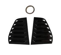 Paire de becquet de fenêtre latérale arrière Compatible pour VW Golf 5 Golf 6 Golf 7 MK5 MK6 MK7 MK7.5 2003-2020 Couvercle de volet de fenêtre Aérations(6 Glossy Black)
