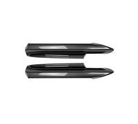 Paire de becquet de séparateur de lèvre de pare-chocs avant compatible avec BMW série 3 E90 E91 M-Tech 4 portes 320i 330i 2005-2008 couvercle de séparateur latéral de pare-chocs(Carbon Fiber Look)